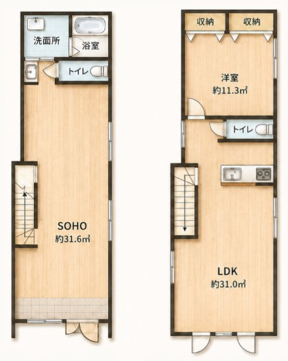 八王子駅 徒歩7分 構造:木造